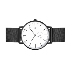 OEM Design Watch factory Black Mesh Band Men Wrist Watch