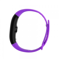 V6 Purple Silicon Sports Wristband Deep WaterProof Quick Charge Smart  Bracelet