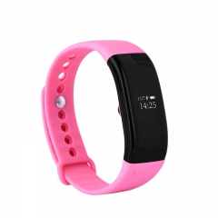 V6 Pink Color Silicon Strap Activity Wristband smart Bracelet
