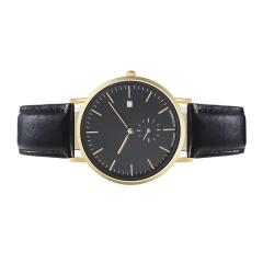 High Quality Men Wrist Watch Genuine Leather Watch