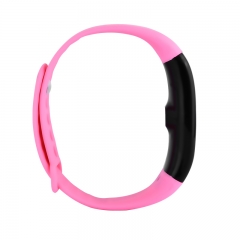 V6 Pink Color Silicon Strap Activity Wristband smart Bracelet
