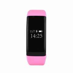 V6 Pink Color Silicon Strap Activity Wristband smart Bracelet