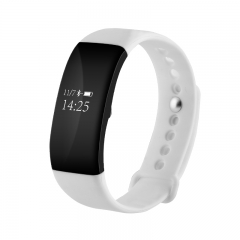V6Smart Bracelet White Color Compatible with Android IOS Back clamping charge
