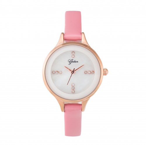 Christmas lady senior fashion leather gift watch