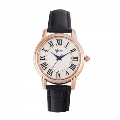 New fashion alloy leather city female quartz watch