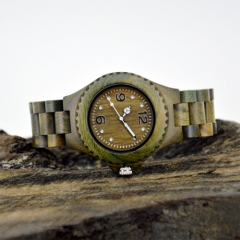 New fashion custom Quartz  wooden wrist watch for  Christmas gift
