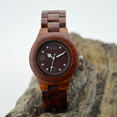 Custom logo hot sale wooden wrist watch