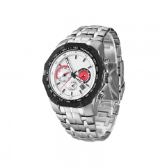 Dress Analog Display Japanese Quartz Silver Watch