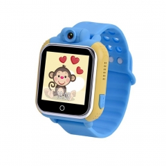 children smart watch with  more functions colorful silicon strap GPS location