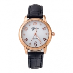 Rose Gold Casual Quartz swiss movement waterproof  Watch for lady