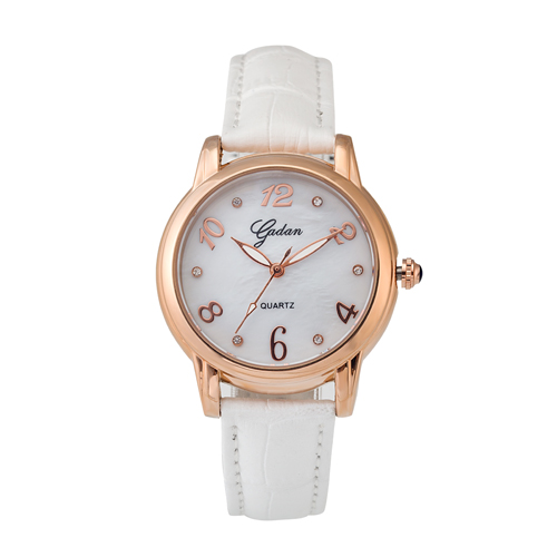 Rose Gold Casual Quartz swiss movement waterproof  Watch for lady