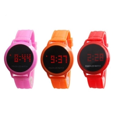 LED watch within colorful watch silicon material high quality hot sale watch