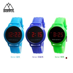 LED watch within colorful watch silicon material high quality hot sale watch