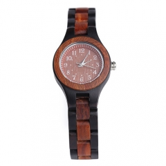 Custom Top-Quality  business Wooden  Quartz wrist Watch