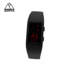 smart bracelet colorful strap digital display sport bracelet silicon material