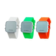 high quality hot sale watch silicon watch LED watch with digital display watch