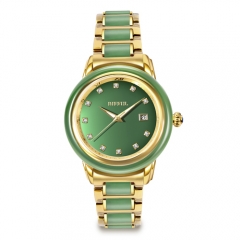 New Arrival Real Jade Watches Sapphire Glass Quartz Men Watch