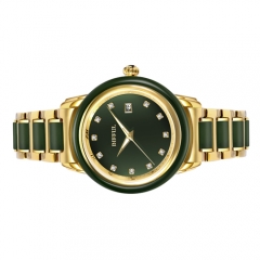 Luxury Swiss Mechanical Movement Hetian Jade Watch