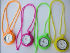 silicon material strap alloy case Eco-friendly best medical equipment nurse watch